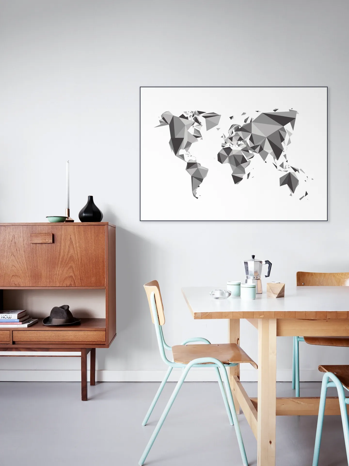 World Map 3D Chrystal