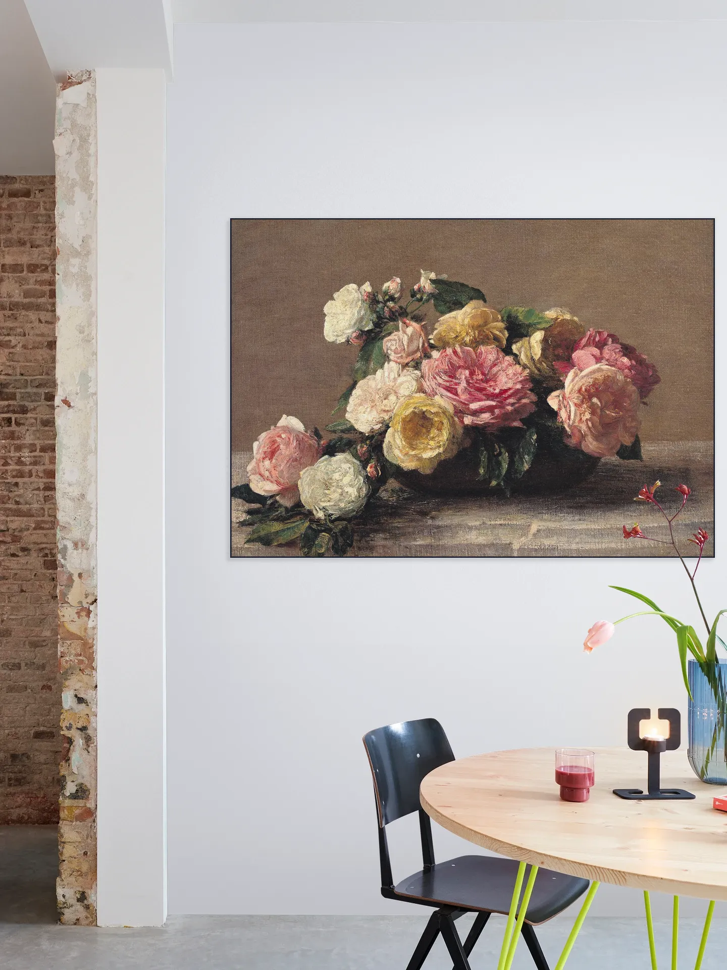 Roses in a Dish