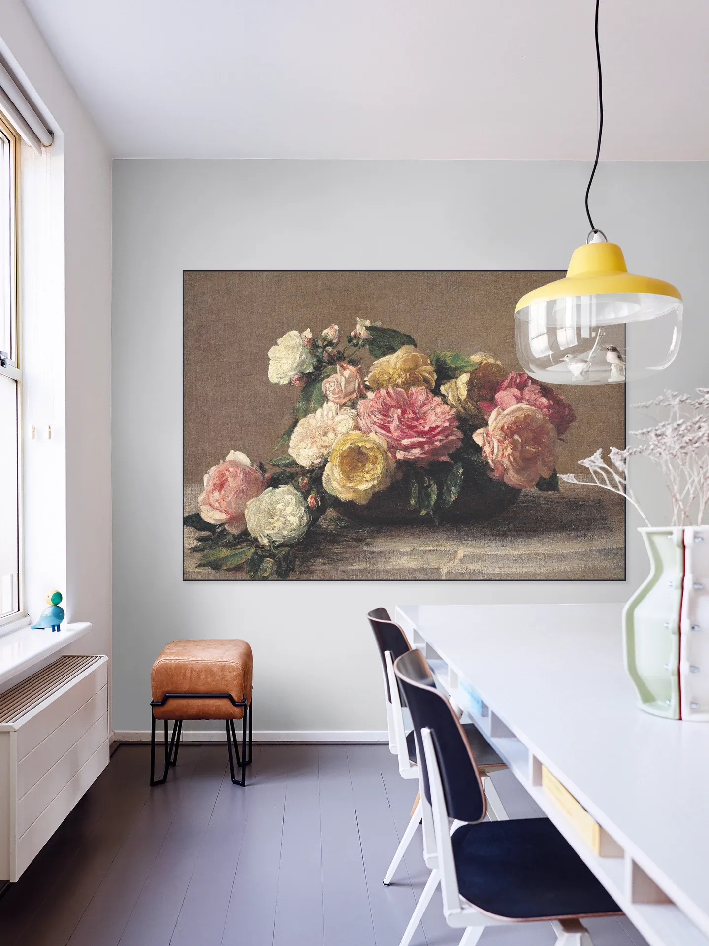 Roses in a Dish
