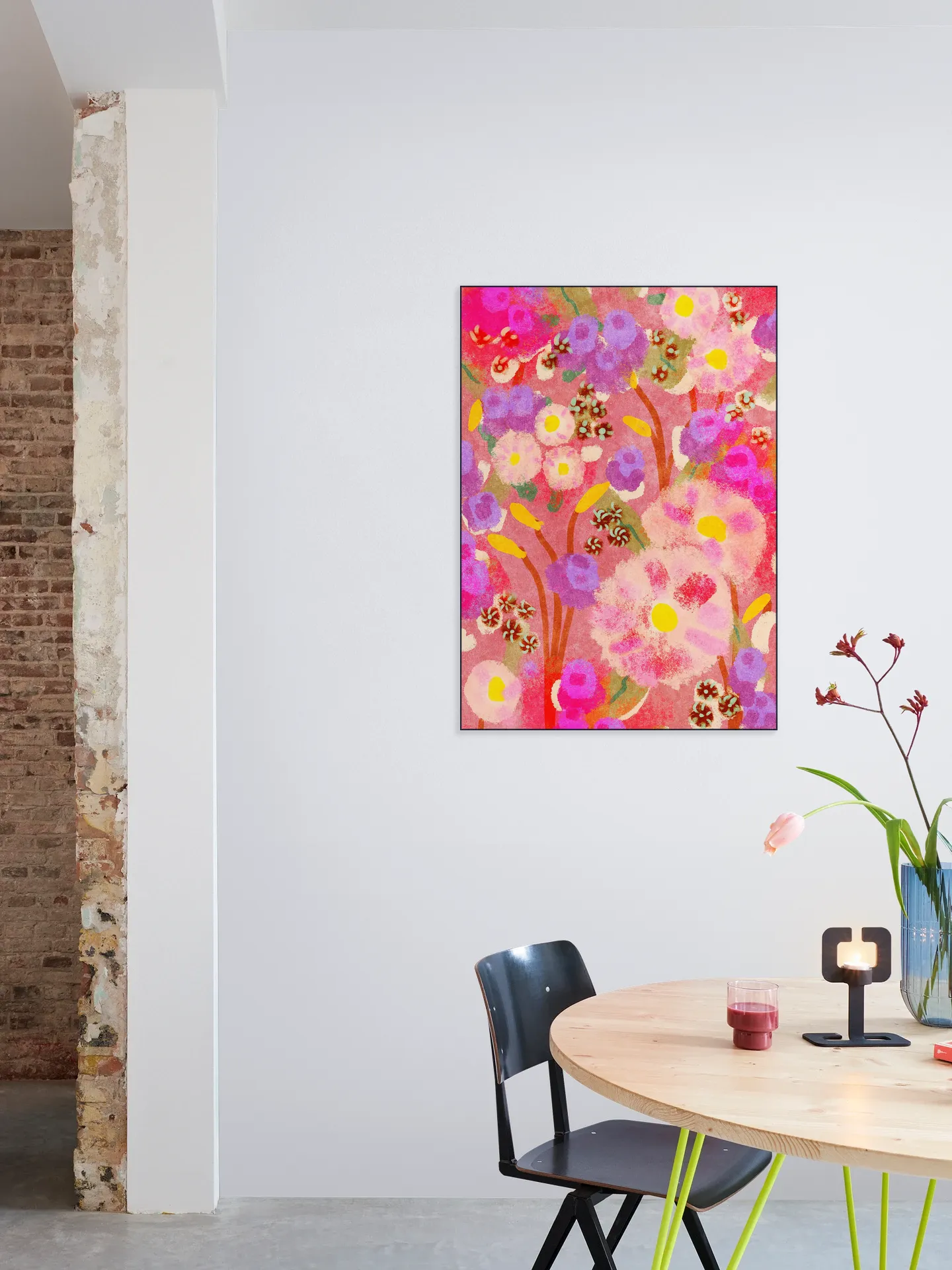 Puffy Abstract Flower Garden
