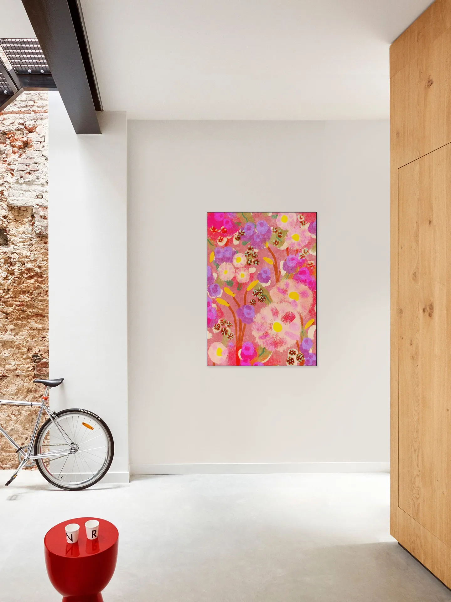 Puffy Abstract Flower Garden