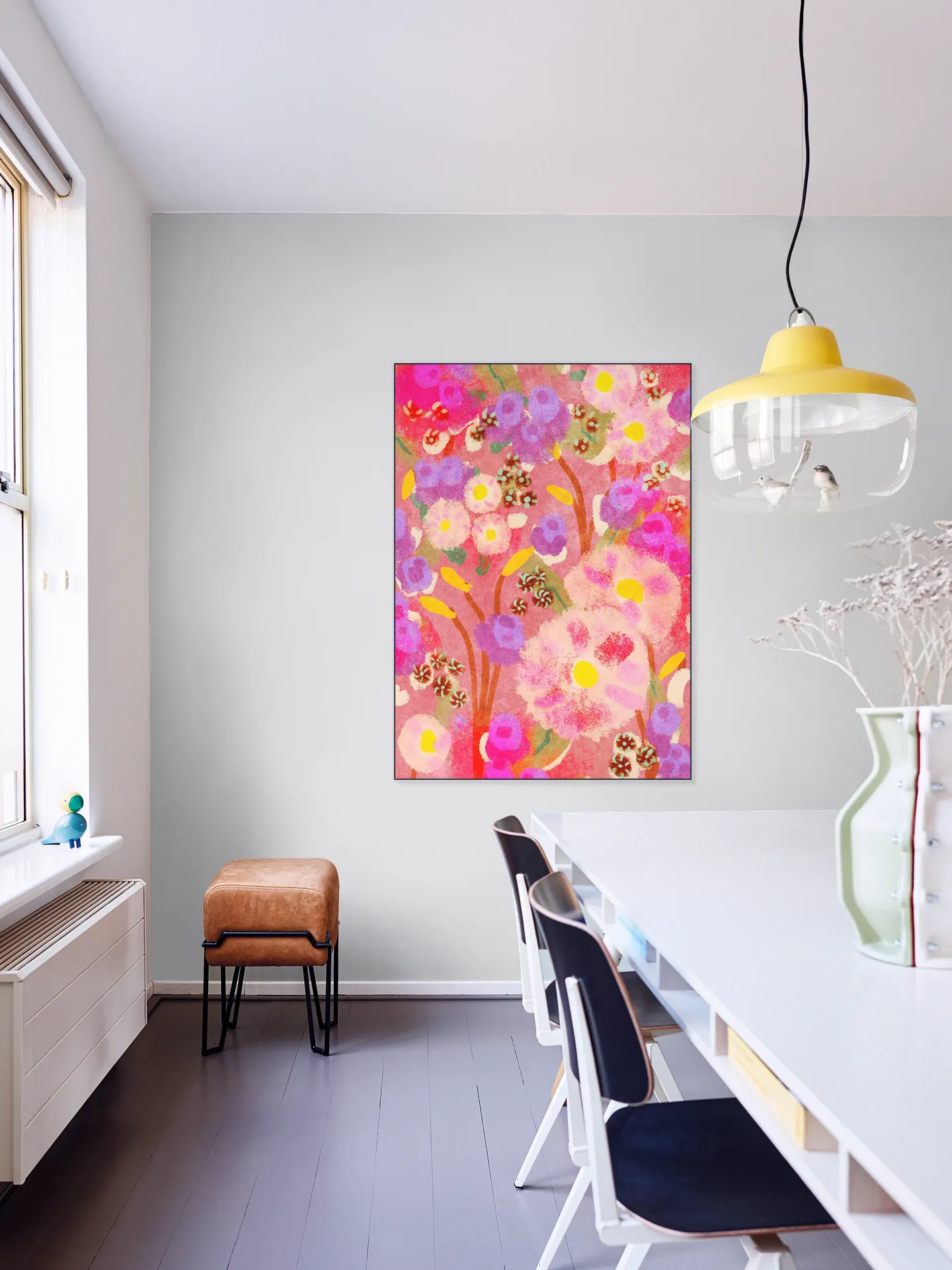 Puffy Abstract Flower Garden