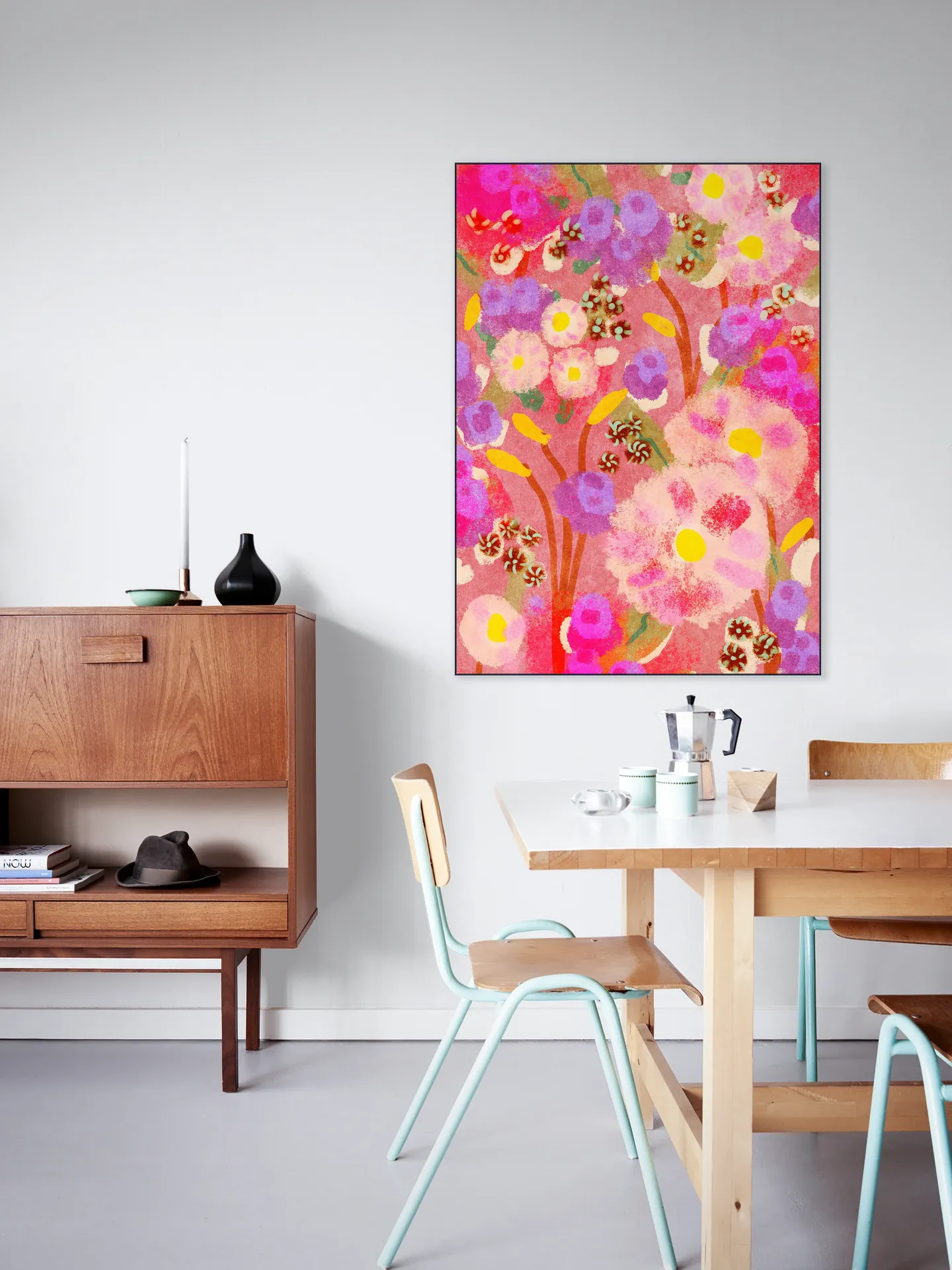 Puffy Abstract Flower Garden