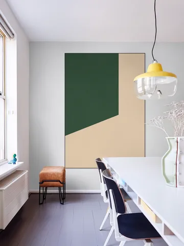 Color blocking - Beige Green
