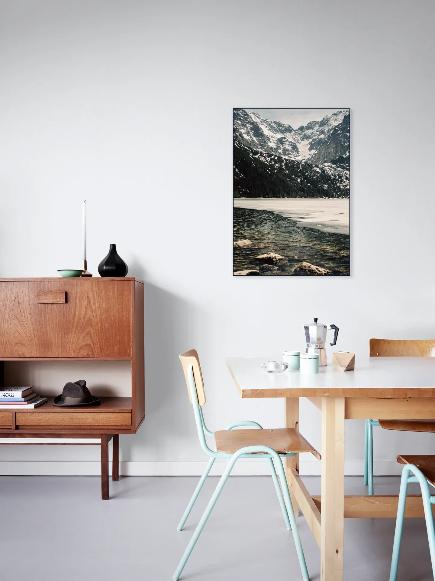 Winter Mountain Lake