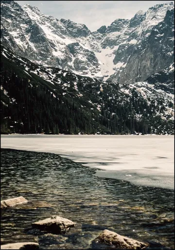 Winter Mountain Lake