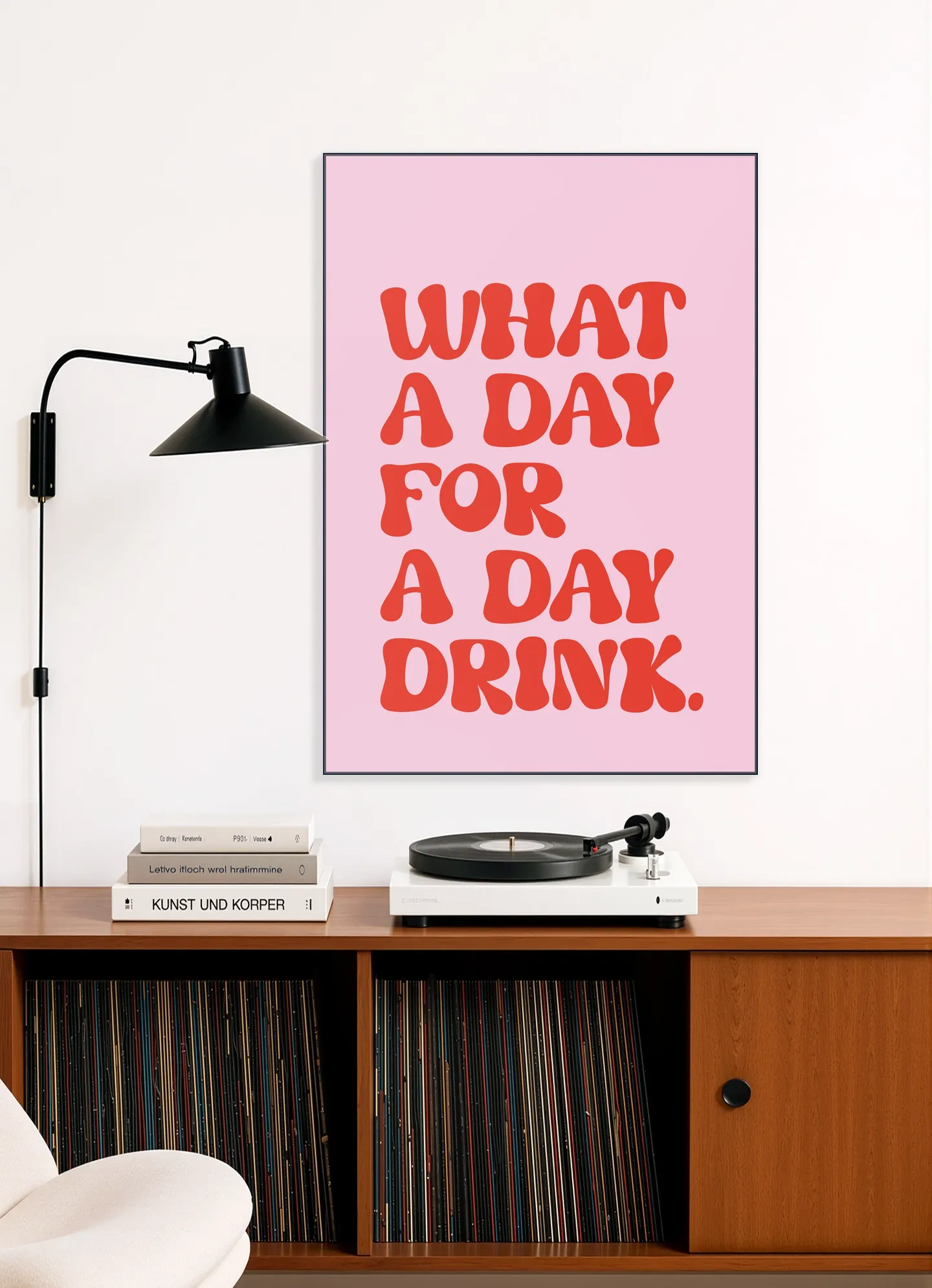 Retro Day Drink Quote