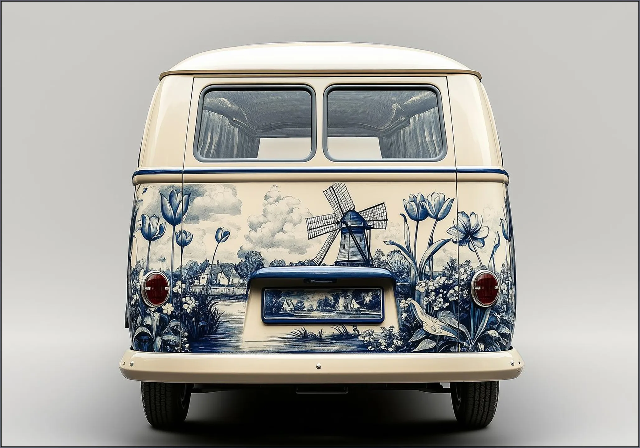 Delft Blue VW Bus 2
