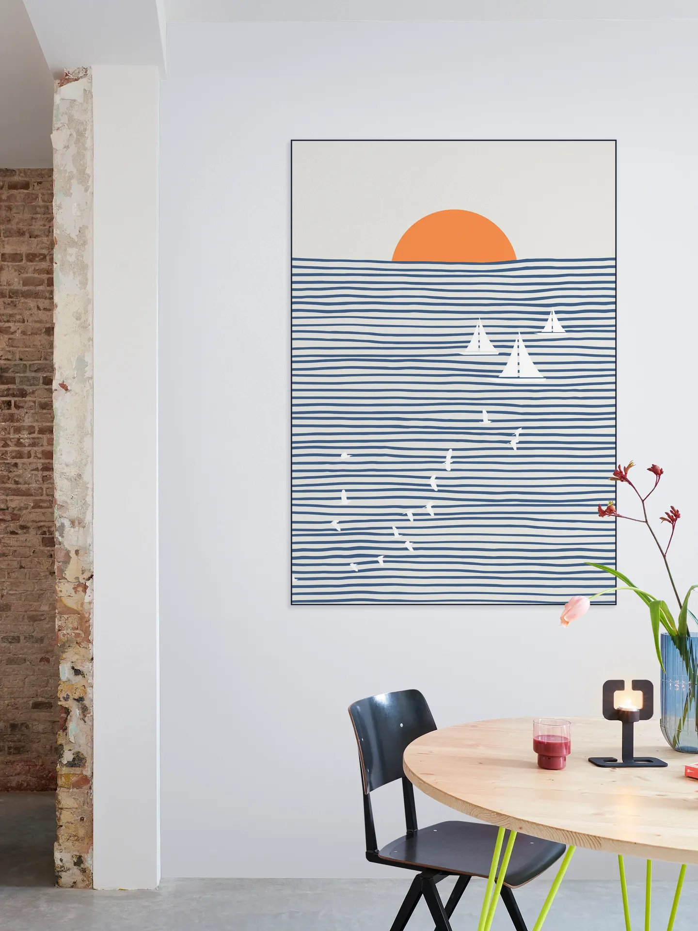 Three White Sails
