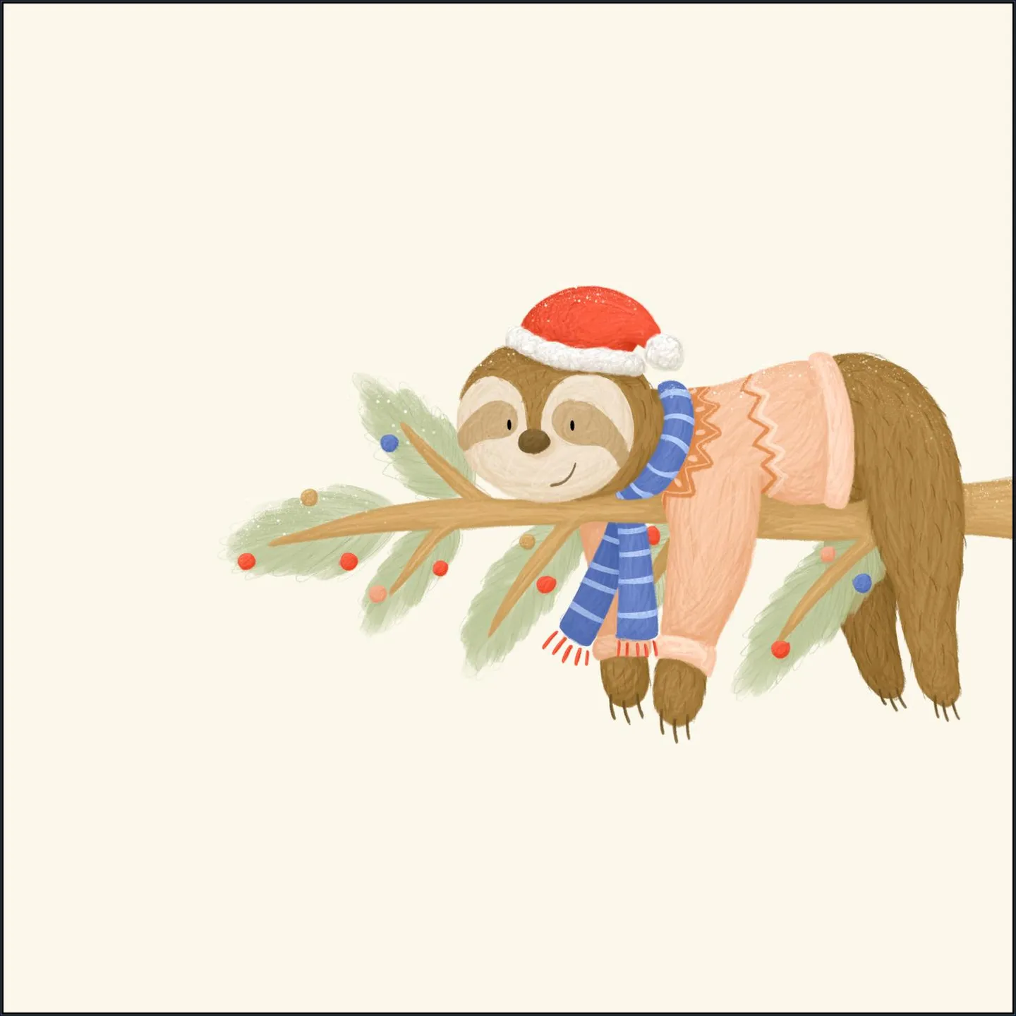 Christmas Sloth