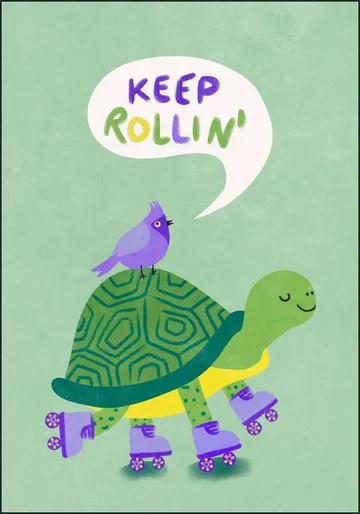 Turte With Bird - Keep Rollin