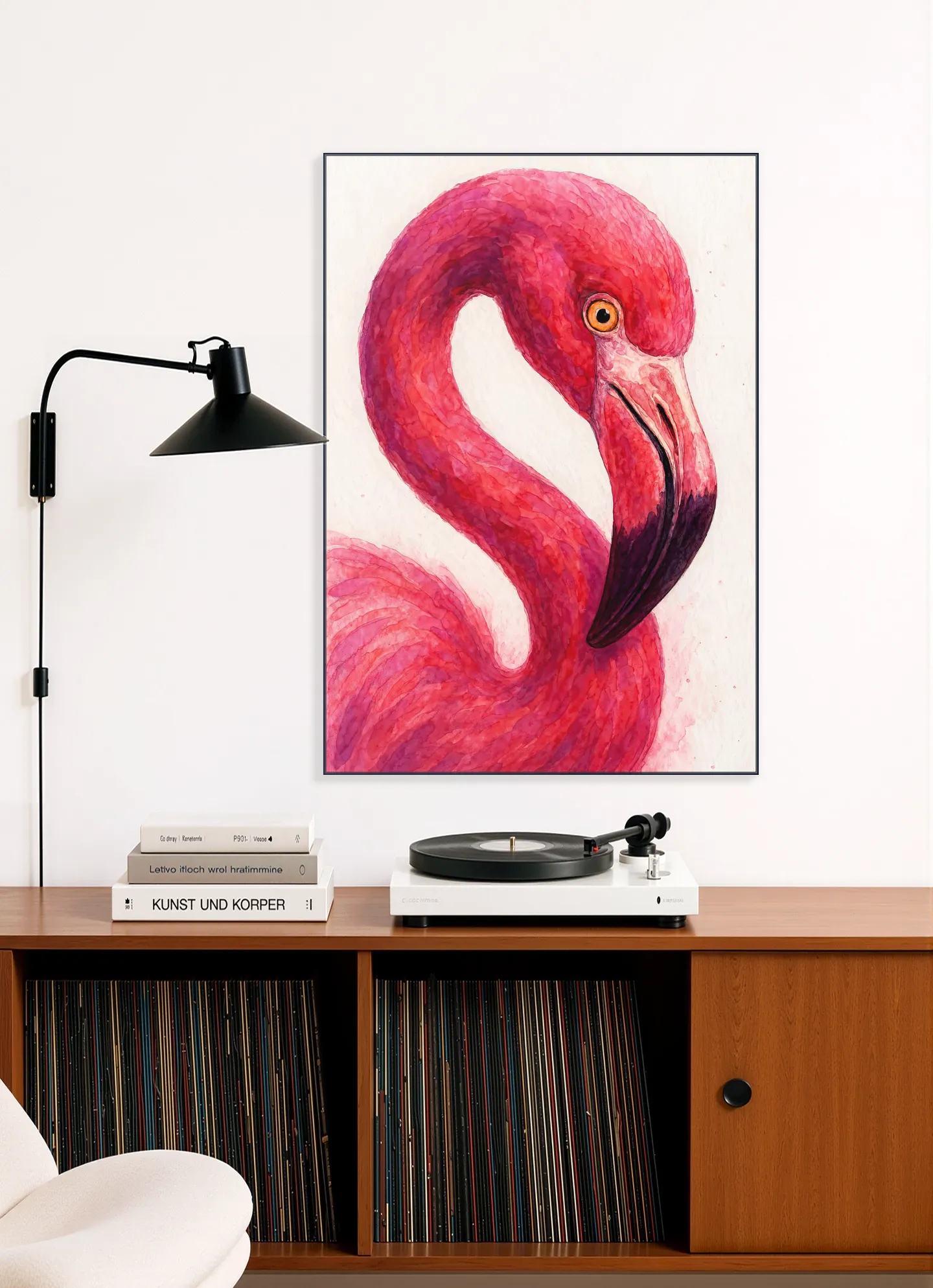 Vivid Pink Flamingo