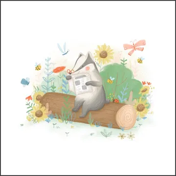 Reading Among The Flowers