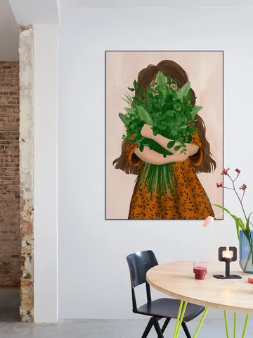 Girl With Posy