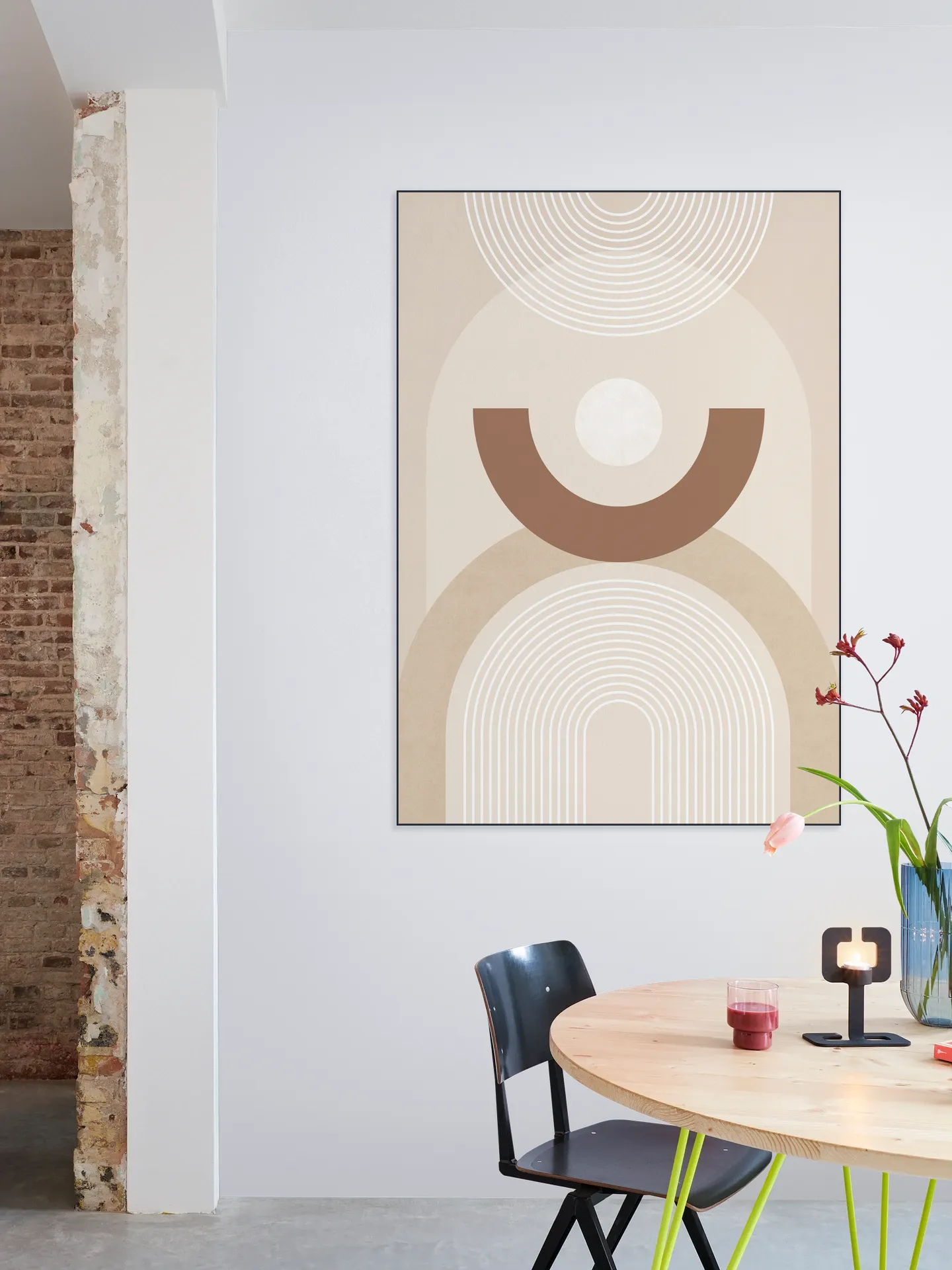 Beige Mid Century Poster No.1