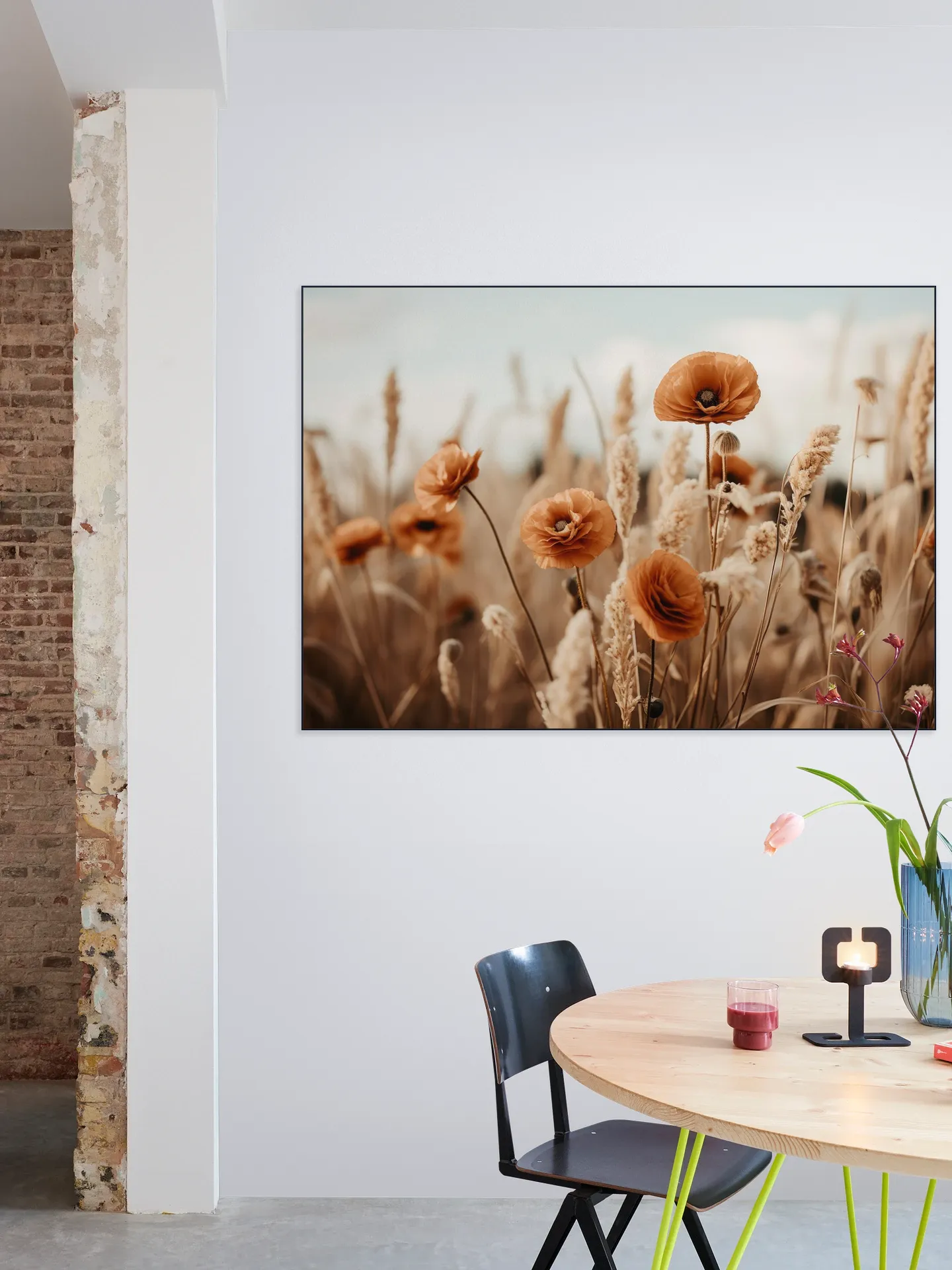 Orange Poppy Field