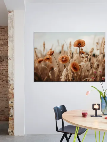 Orange Poppy Field