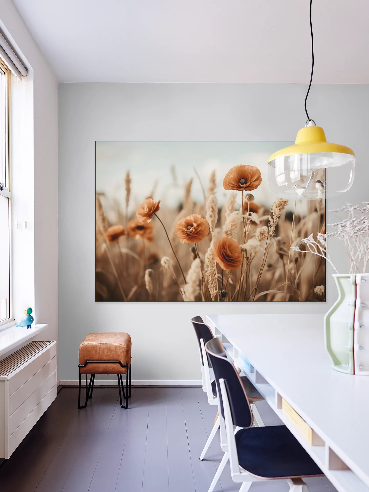 Orange Poppy Field