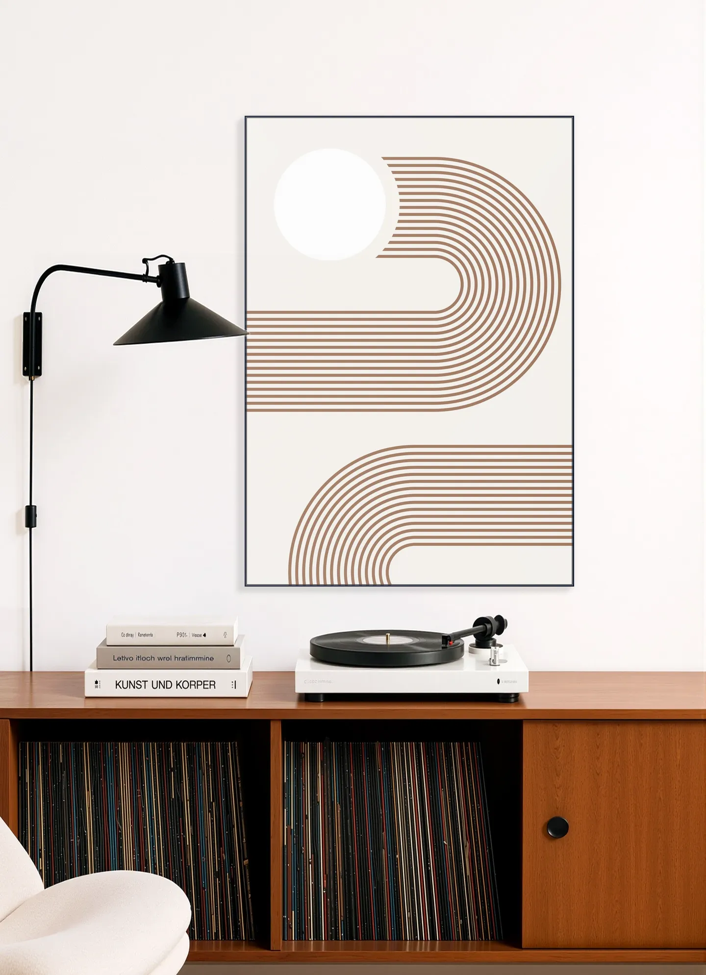 Beige Arc Poster No.2