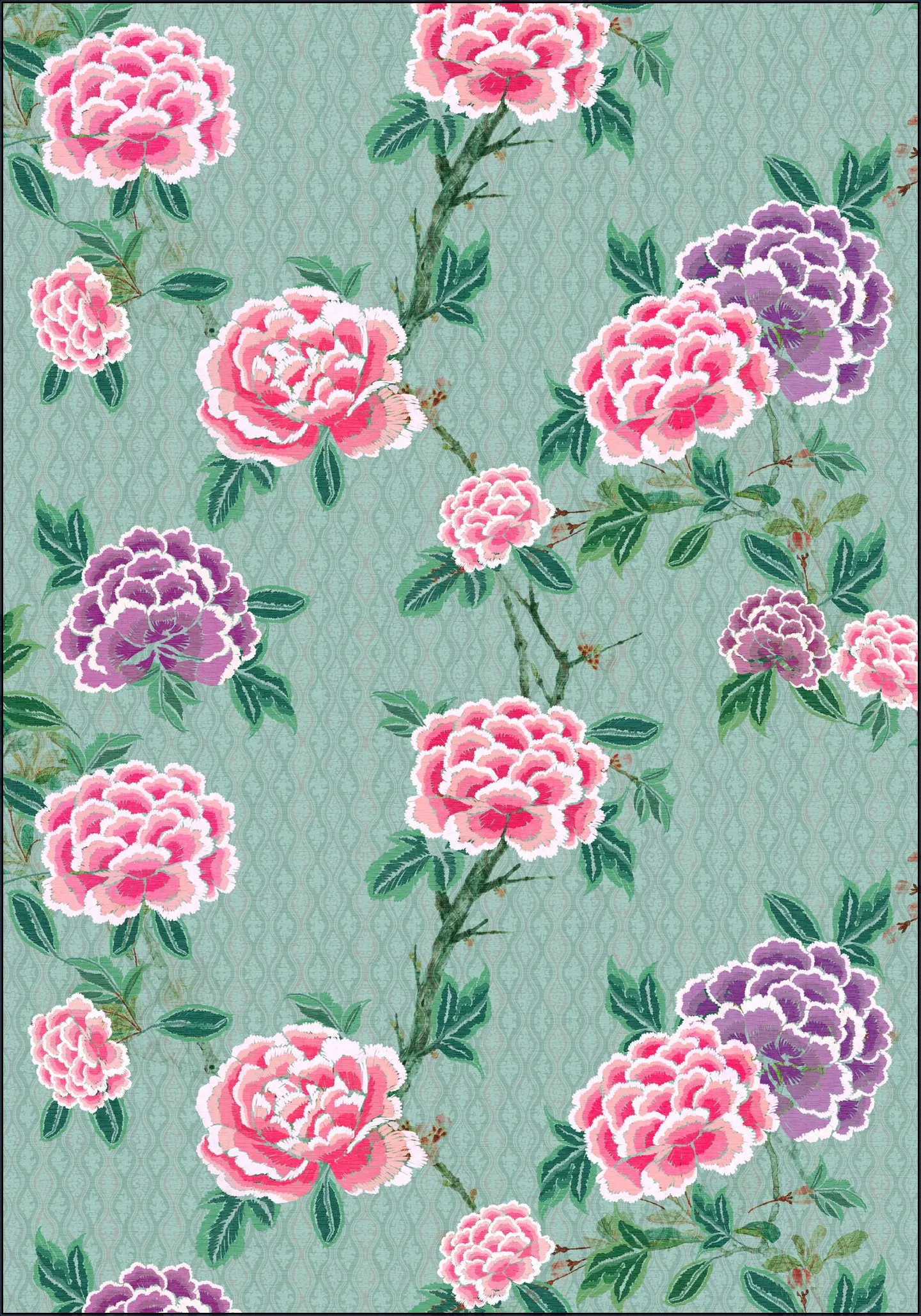 Chinoiserie Peonie Florals