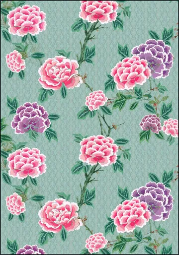 Chinoiserie Peonie Florals