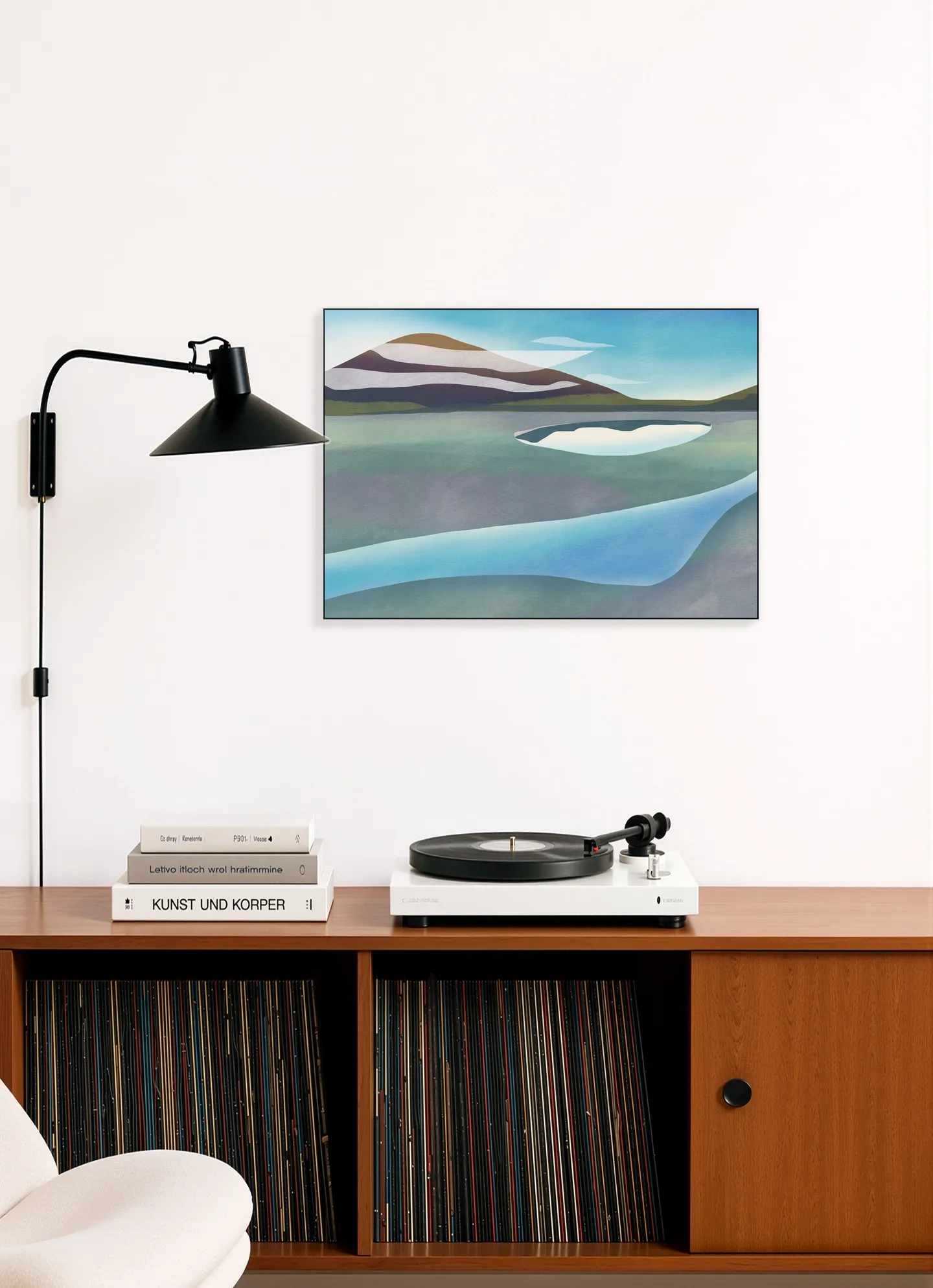 Serene Abstract Landscape