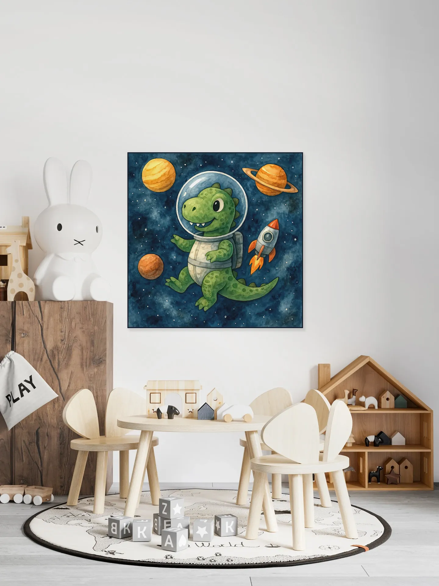 Astronaut Dino in Space