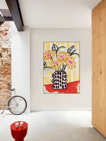 Sunflowers in a Vase