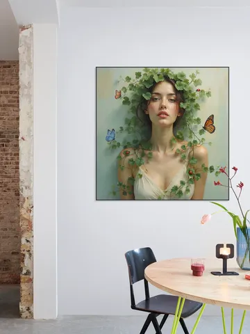 She in Living Green