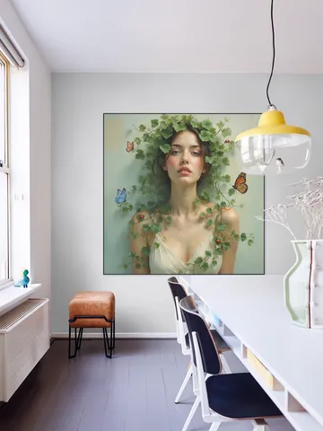She in Living Green