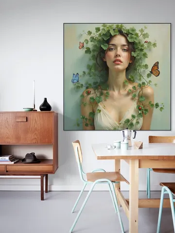 She in Living Green
