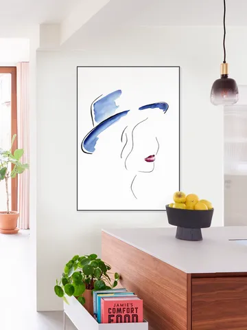 Lady with the Blue Hat