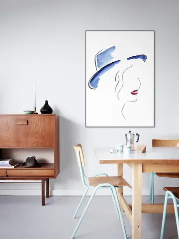 Lady with the Blue Hat