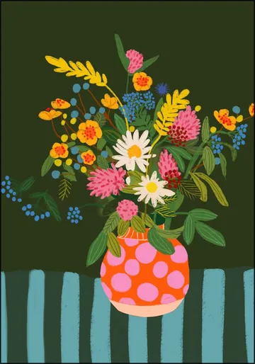 Bright flowers