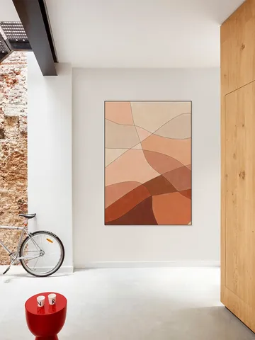 Flowing Lines And Warm Earth Tones