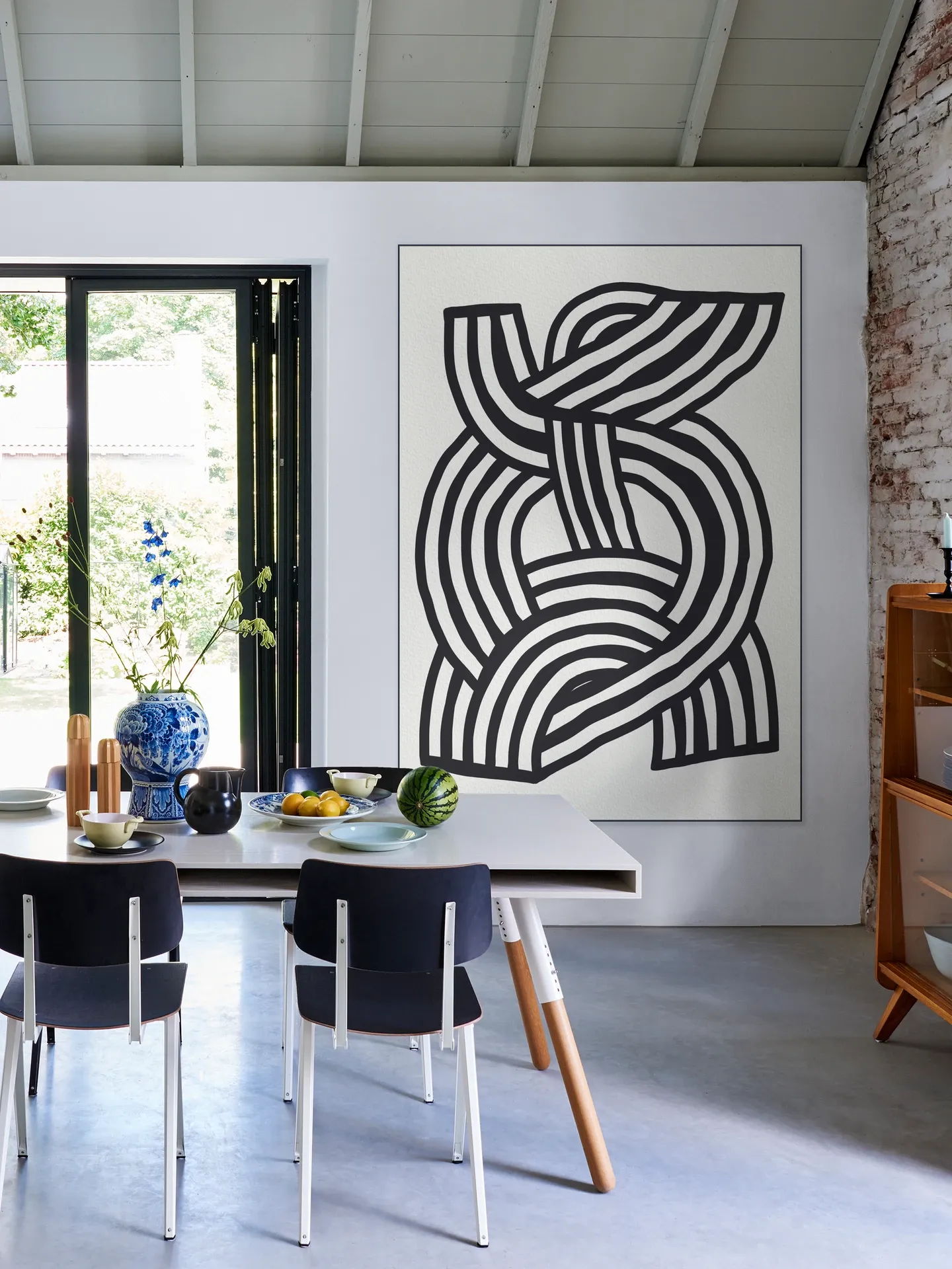 Mid Century Modern - Abstract Lines