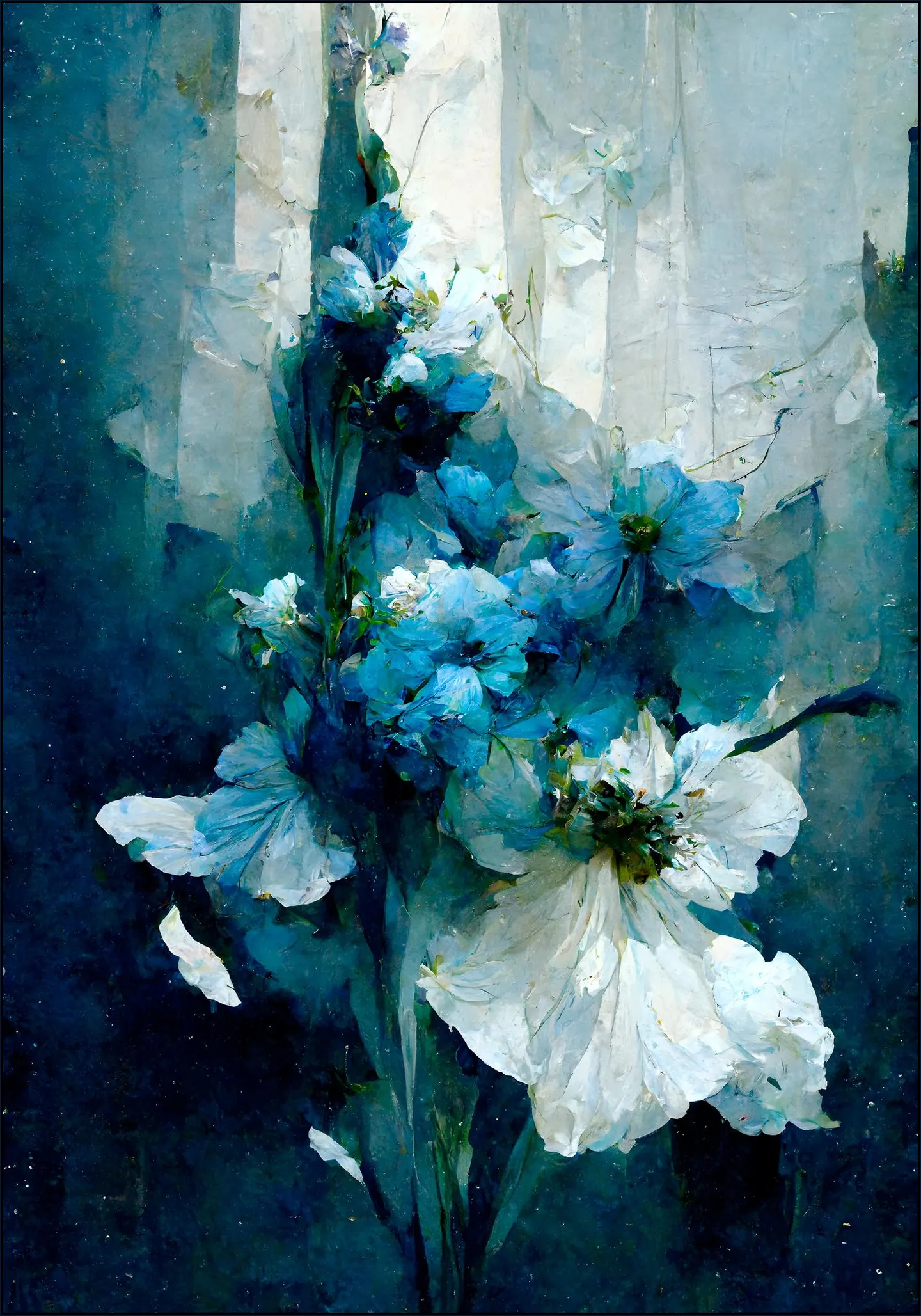 Blue Flower Bouquet