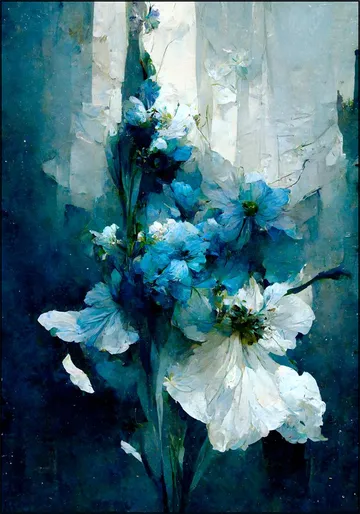 Blue Flower Bouquet