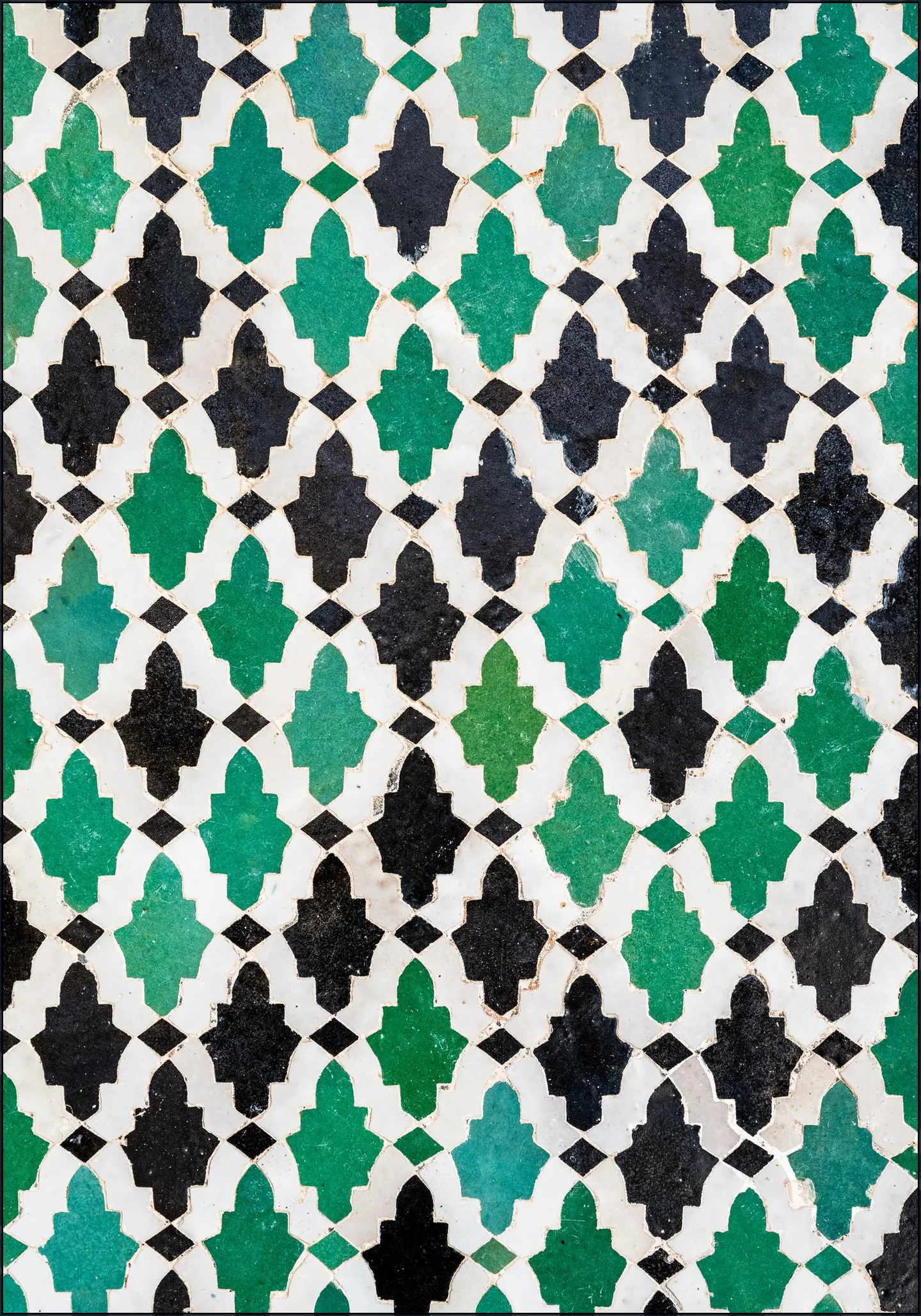Moroccan Green Tiles