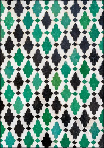Moroccan Green Tiles