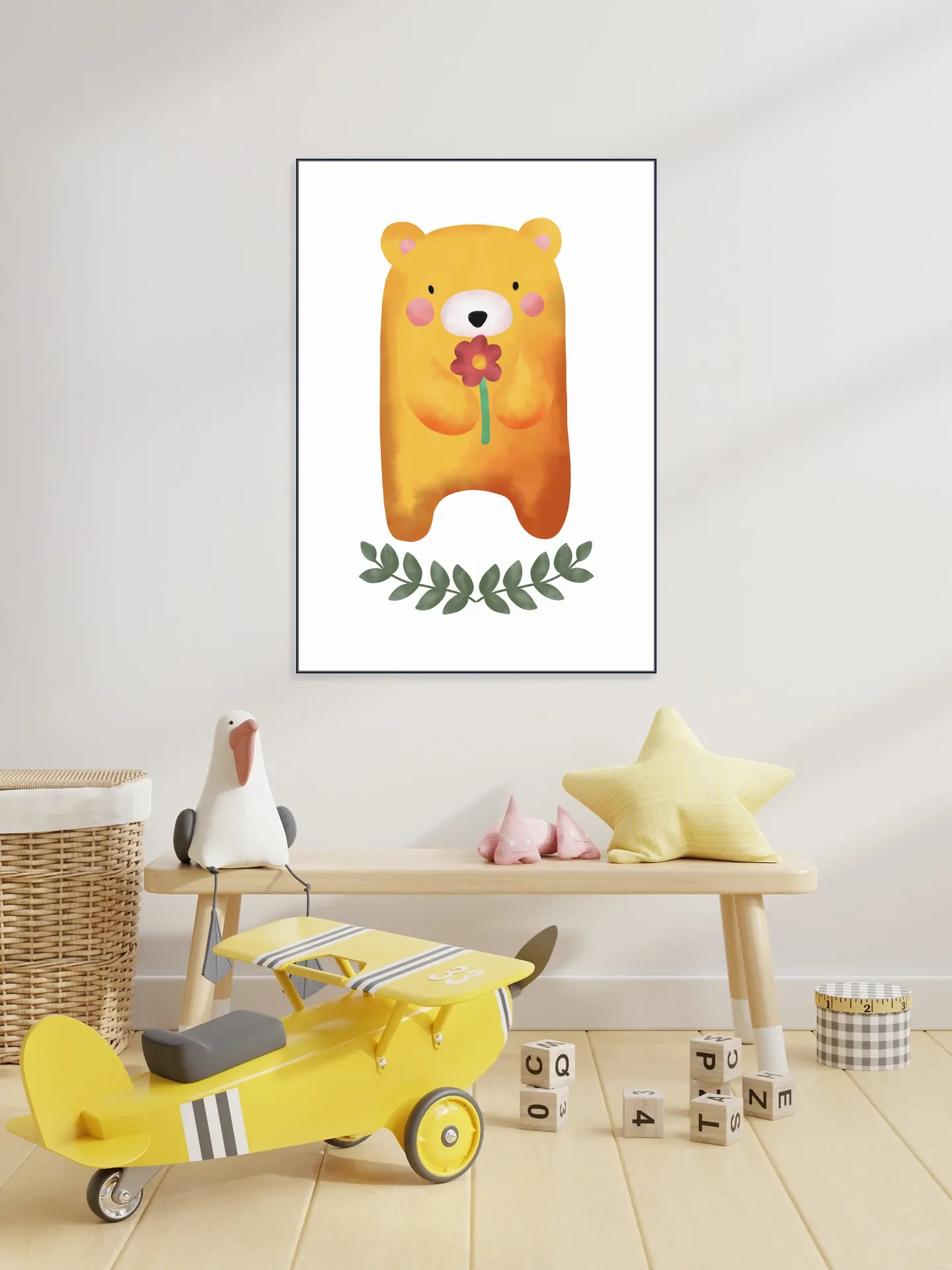 Little Bear with Blossoms