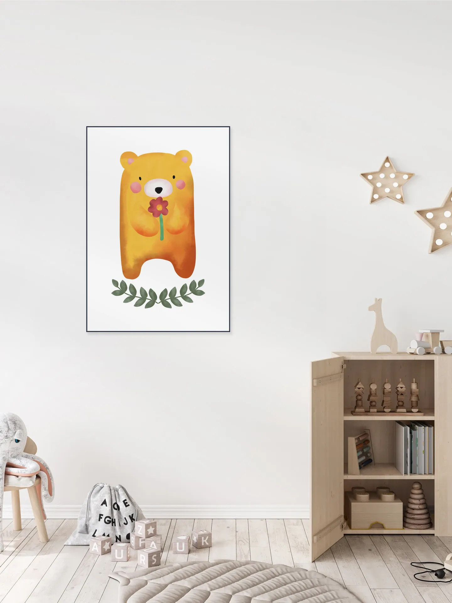 Little Bear with Blossoms