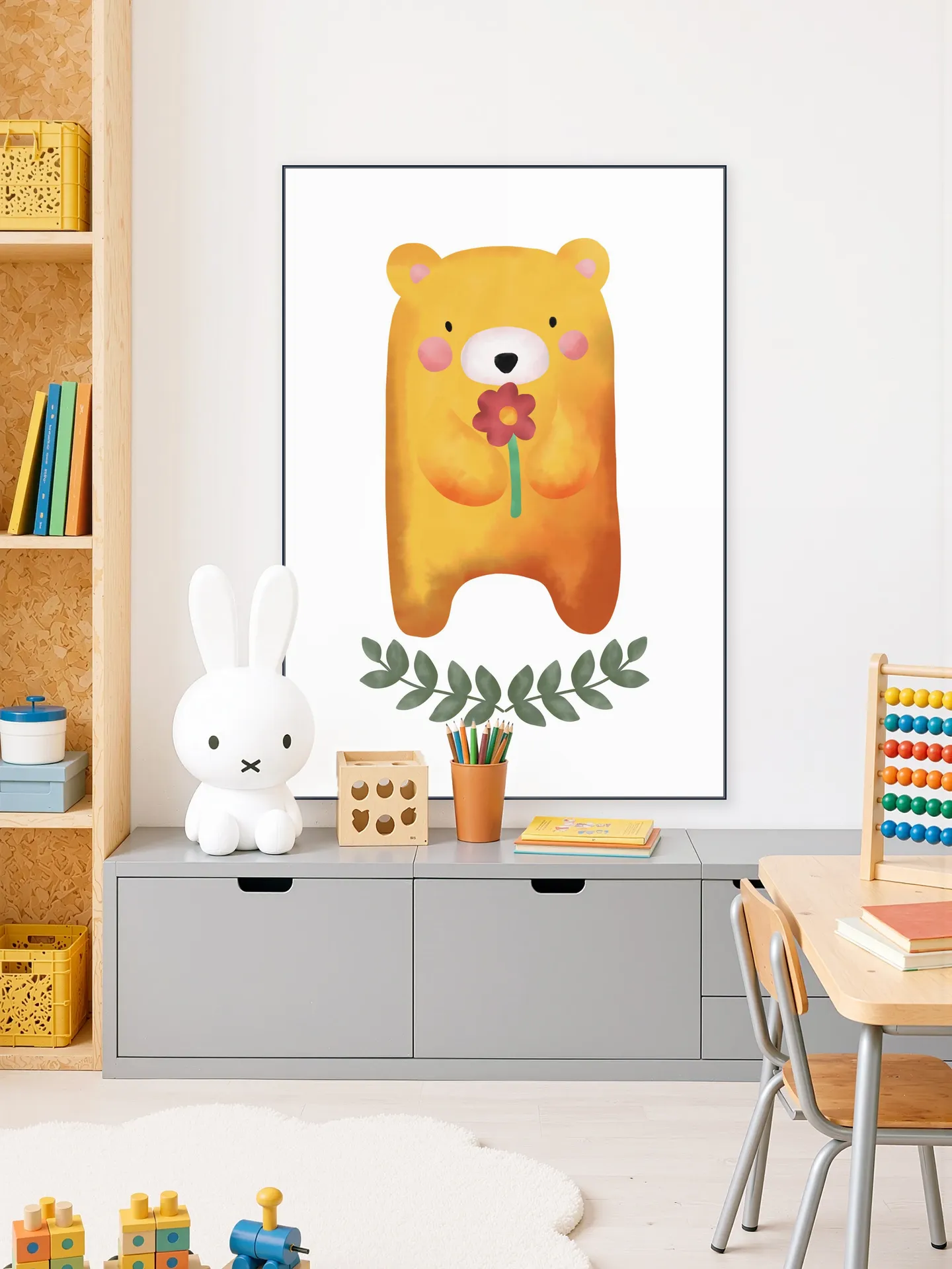 Little Bear with Blossoms