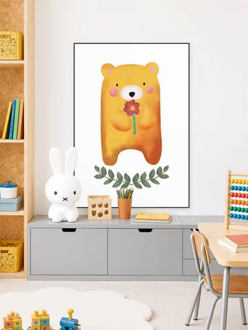 Little Bear with Blossoms