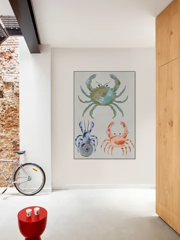 Ocean Crabs Watercolor