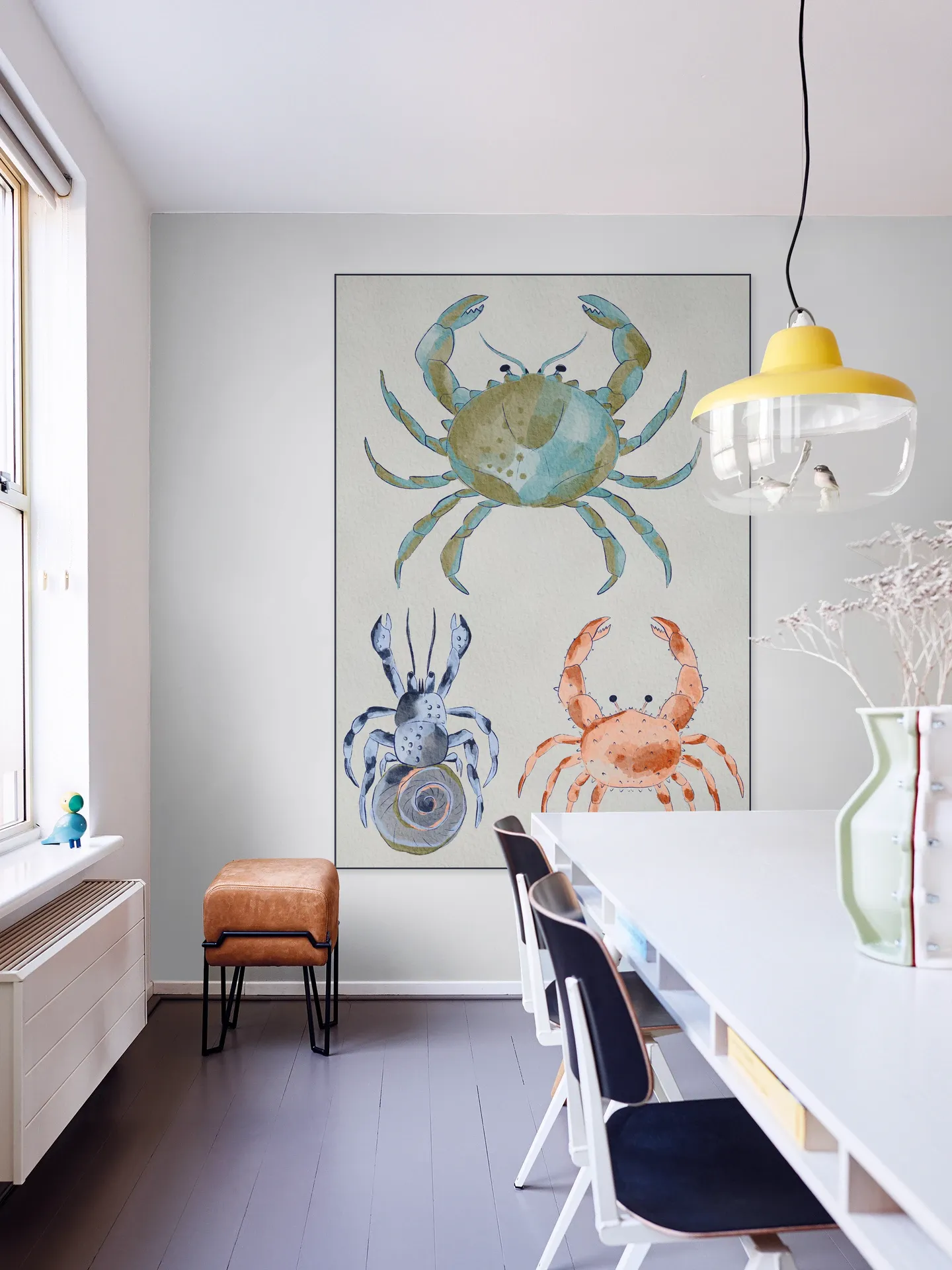 Ocean Crabs Watercolor