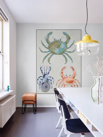 Ocean Crabs Watercolor