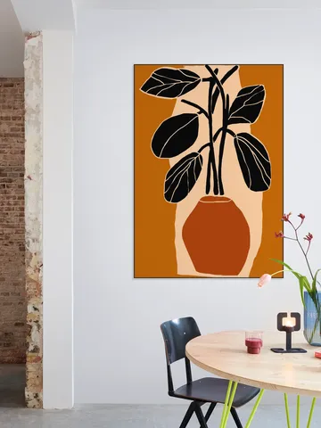 Bold Leaf Silhouette