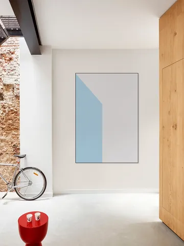 Color blocking - Grey Blue