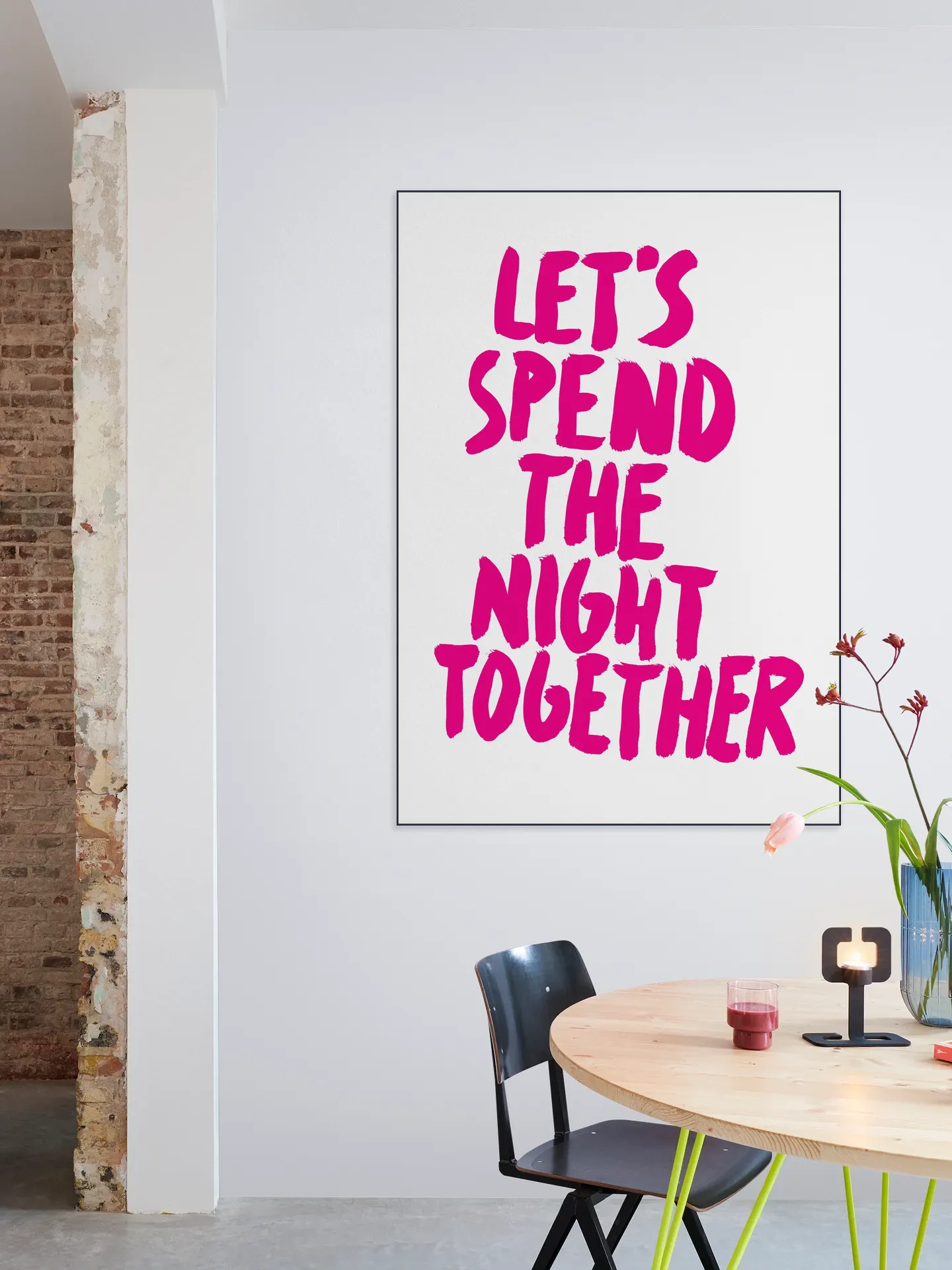 Let's spend the Night together pink